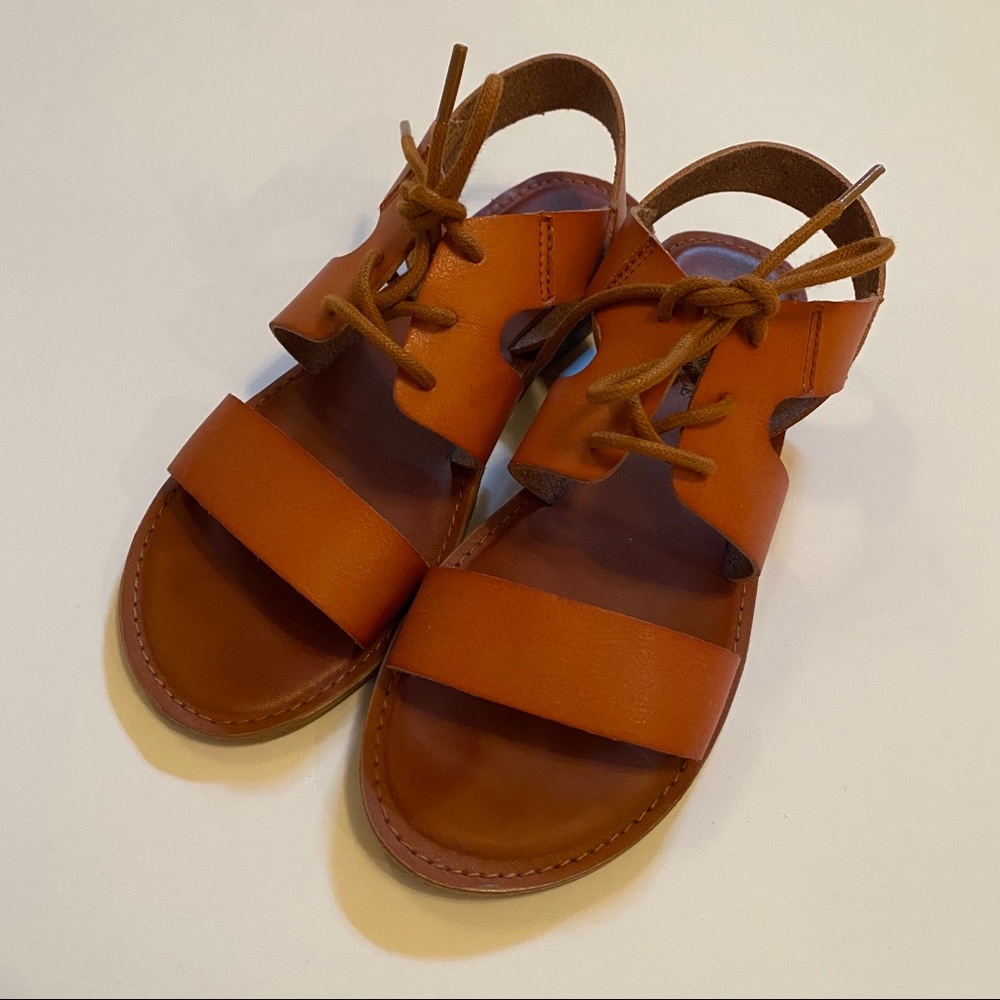 American Eagle Strappy Lace-up Sandals